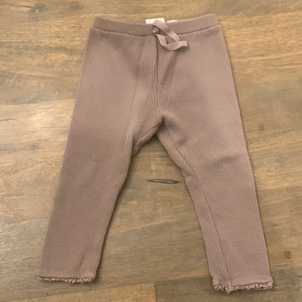 Toddler waffle knit leggings